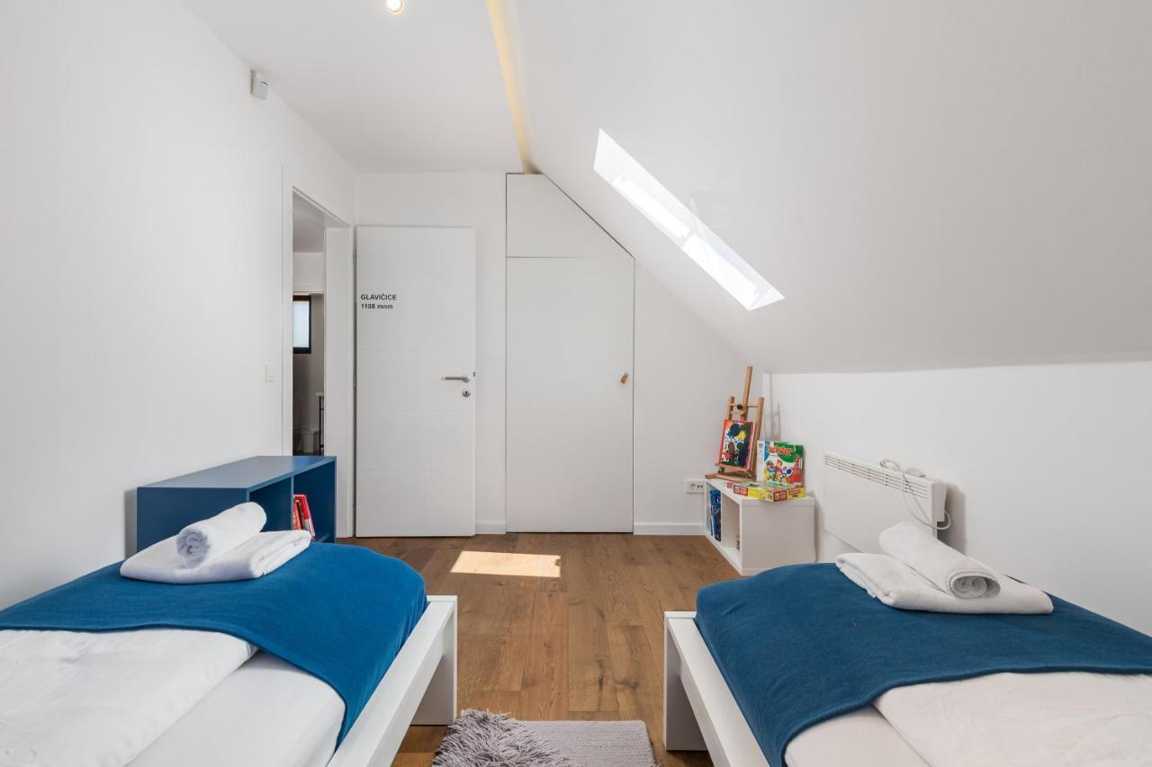 Modern Alpine Monsalbius Chalet Baske Ostarije Exterior photo